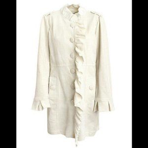 KUT from the Kloth Ruffled Trench Coat Medium